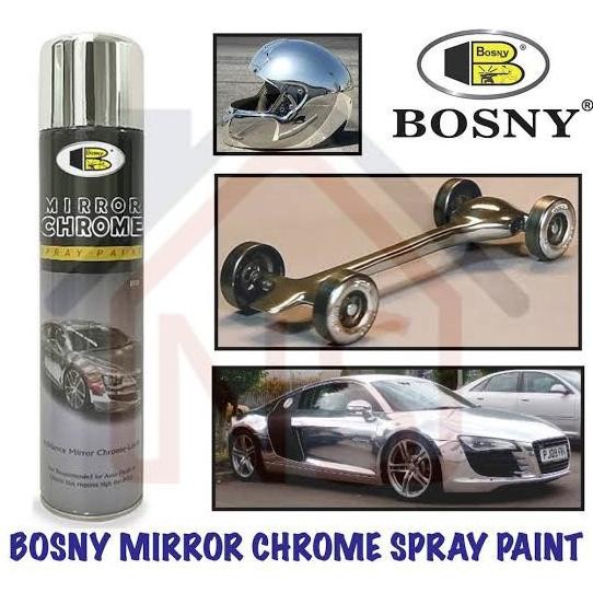 BOSNY MIRROR CHROME SPRAY PAINT 270 MIL - REAL MIRROR EFFECT