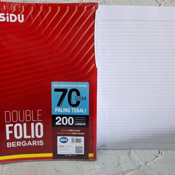 

Double Folio Sidu 200 Lembar 1 Dus Khusus Instant/Sameday
