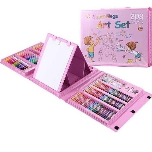

Special Sale! Set Alat Gambar Anak Crayon Gambar Pensil Warna 208 Komplit Alat Lukis Original