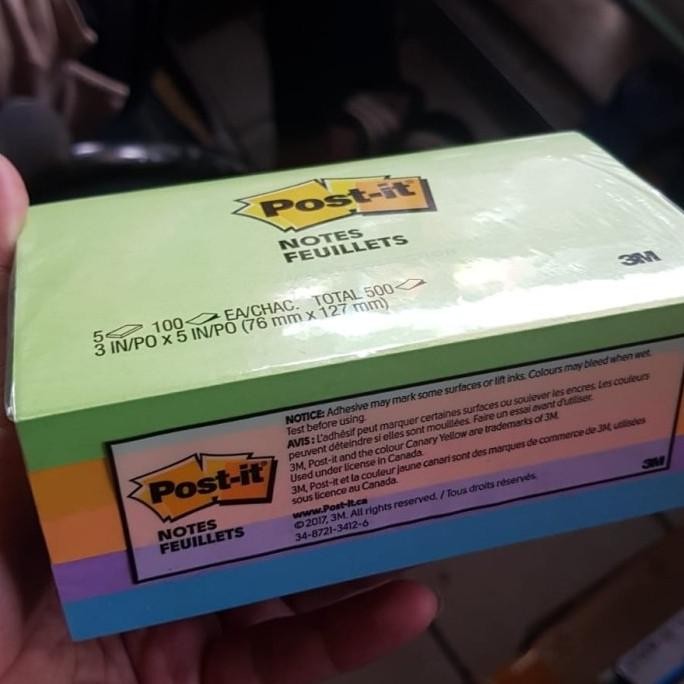 

NEW post it 655 color Sticky Notes / Post-it 3M 5 color 655 -5UC