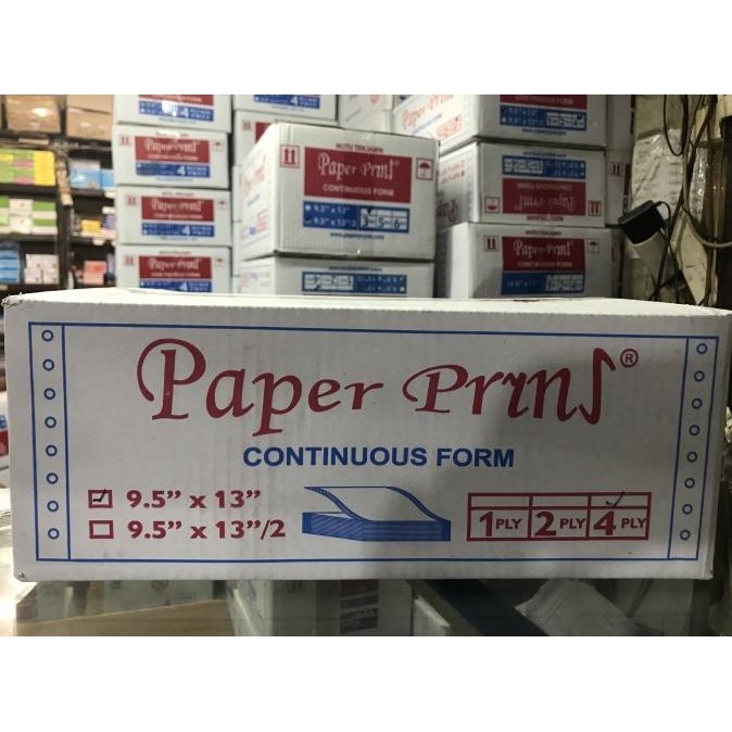 

TERMURAH - Kertas Continuous Form Paper Print 9.5 x 13 4 ply