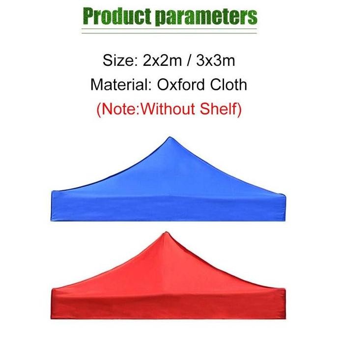 TERMURAH - Terpal Atap Tenda Lipat 3x3 2x2 (Bahan Polyester 420D) Anti Air / Panas ,Terpal Atap Tend