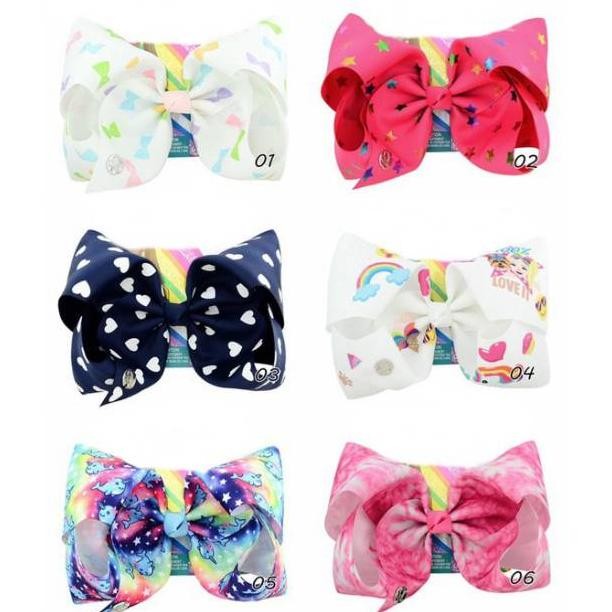 

et-12 PITA BESAR JOJO / big bow kekinian unicorn ribbon rainbow murah lucu Viral