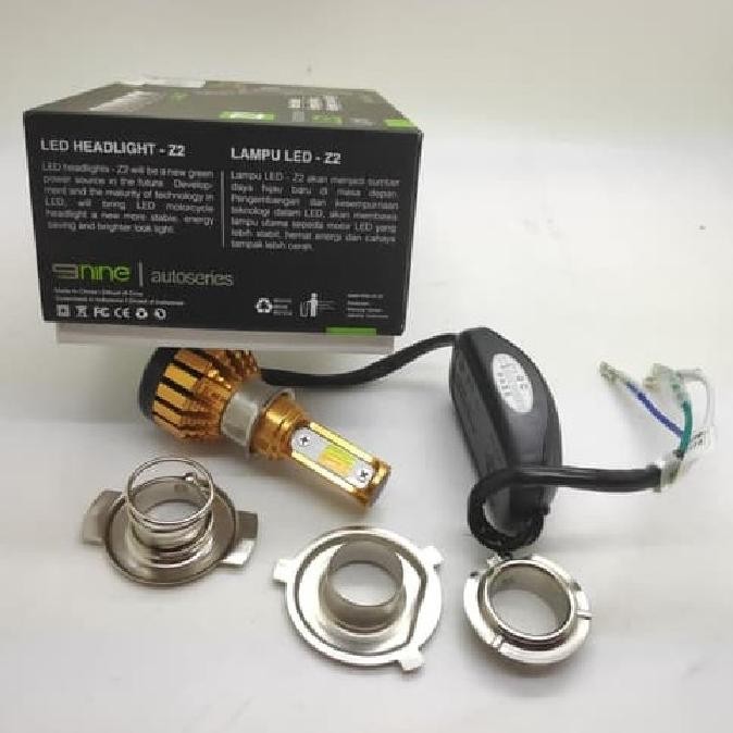 LAMPU LED MOTOR LUMINOS Z2 3 SISI 2 WARNA WHITE YELLOW