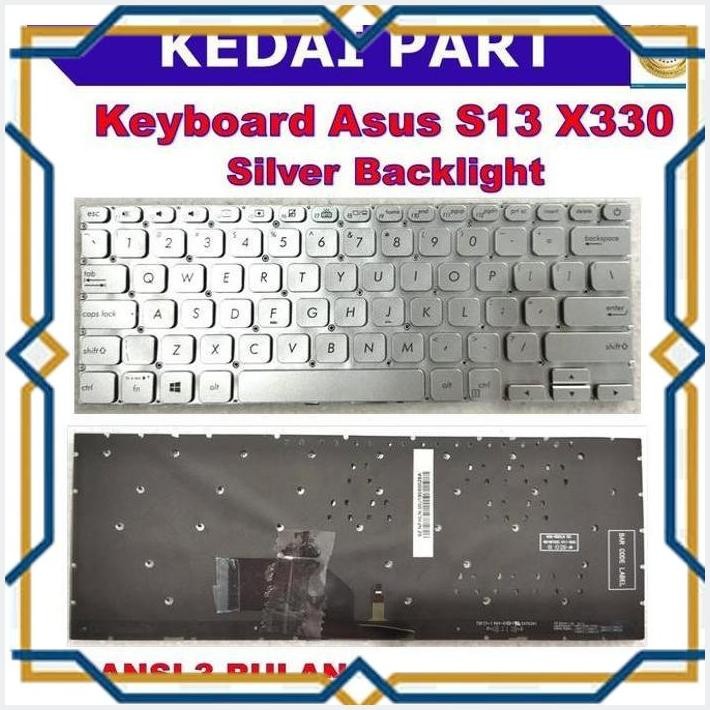 [FAN] KEYBOARD ASUS VIVOBOOK S13 X330 S333 S333E S333EA S333F S333FA S333J S333JA S333JP S333JQ SILV