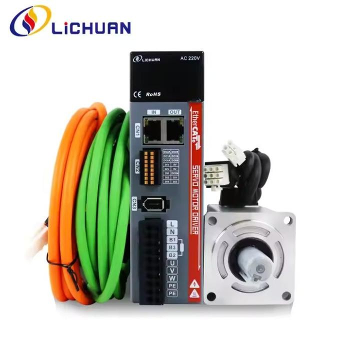 New Ethercat 2500/3000RPM 4.5A/5.8A/4.6A AC Servo Motors And Drivers 750W 1000W 2.39/3.2/4N.m AC Ser