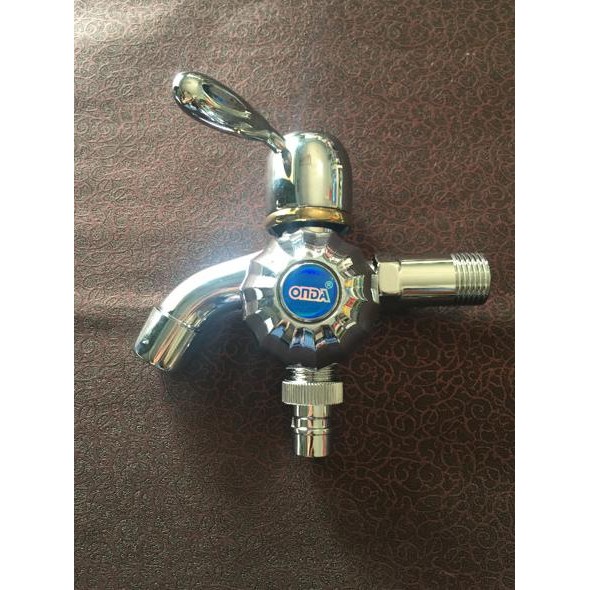 Kran cabang ONDA ukuran 1/2". Keran air untuk mesin cuci dan shower
