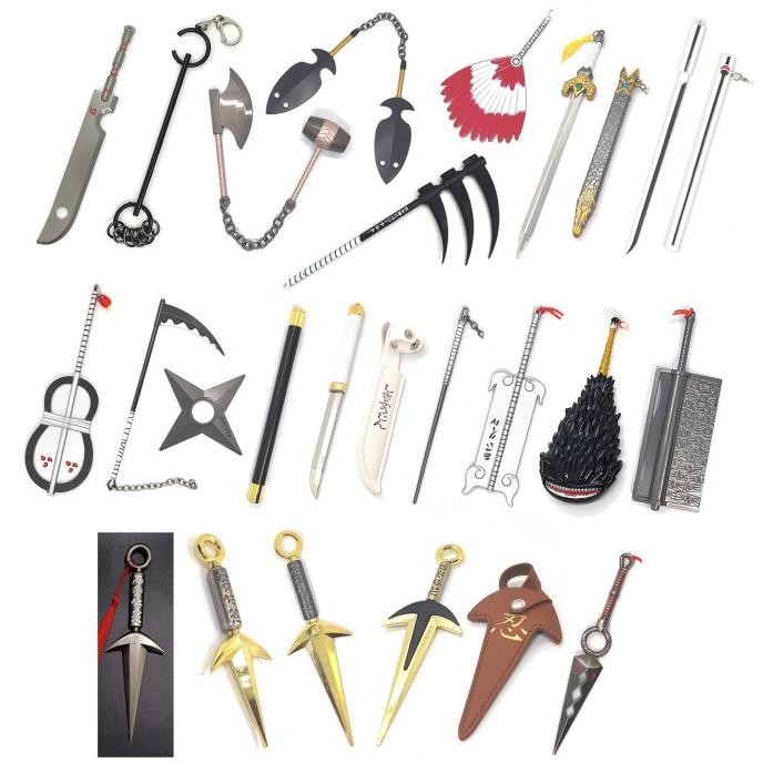 Kunai besi 22 cm anime naruto minato yondaime