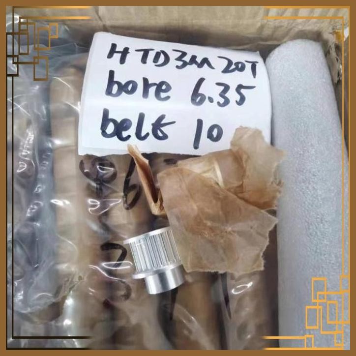 [MTP] TIMING PULLEY HTD3M GIGI 20T AS 6.35MM BORE 6.35MM BELT 10MM HTD 3M