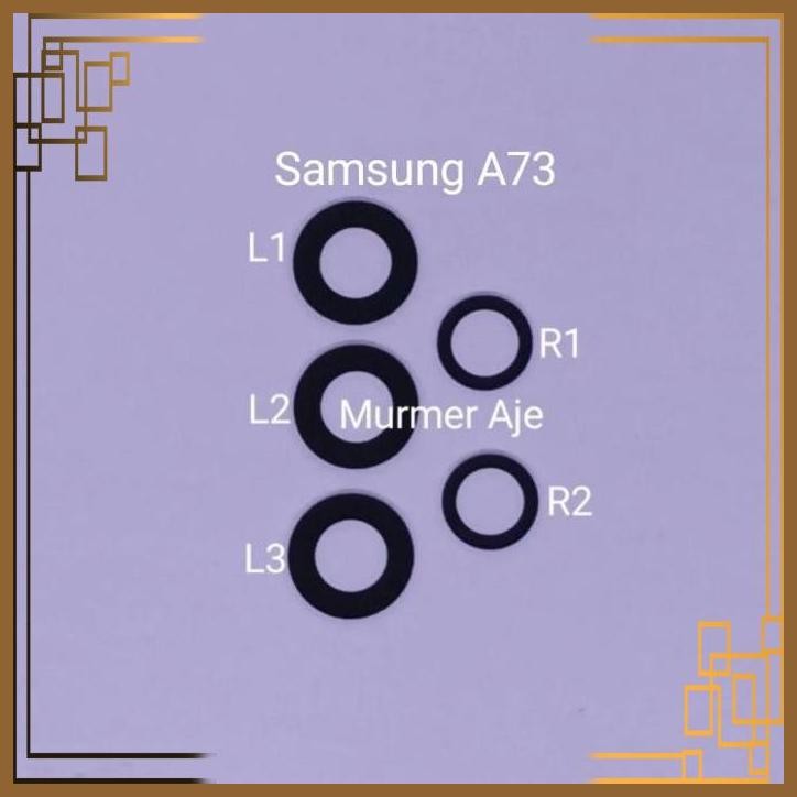 [MMA] LENSA CAMERA KACA KAMERA BELAKANG SAMSUNG A73 A73 OEM