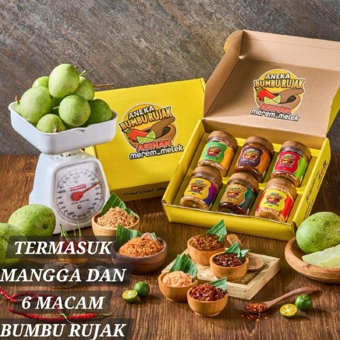 

Mangga Muda 1 KILO + Aneka Bumbu Rujak Lengkap ( isi 6 toples ) murah