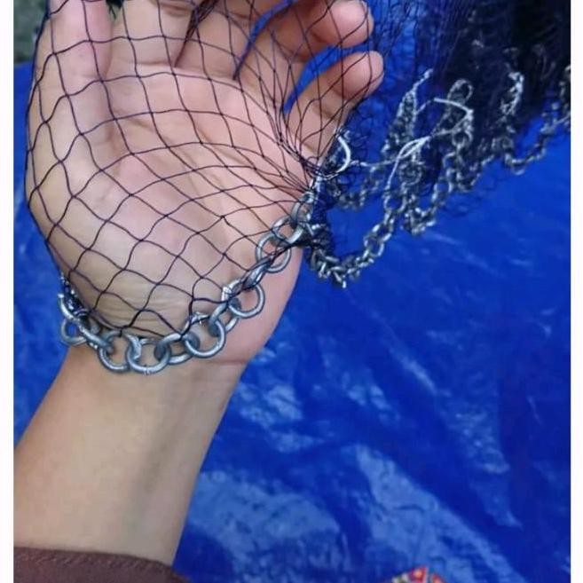 Promo Jala Lempar Bahan Nilon / Benang Tinggi 3 Meter, Jala Ikan,  Jala Udang,  Jala Sungai Dll