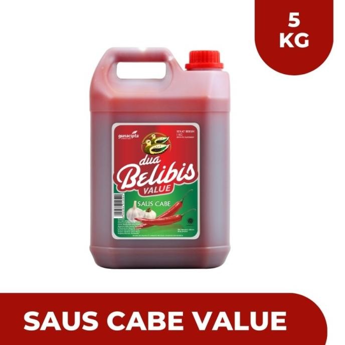 

SAOS CABE DUA BELIBIS VALUE 5KG JERIGEN CHILLI SAUCE JERRY CAN murah