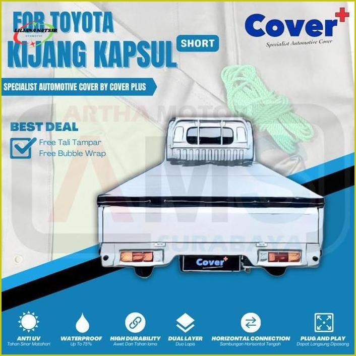 Buruan,. Cover Terpal Penutup Bak Mobil Pickup Pick Up Kijang Super Grand New Kapsul Cover Terpal Tu