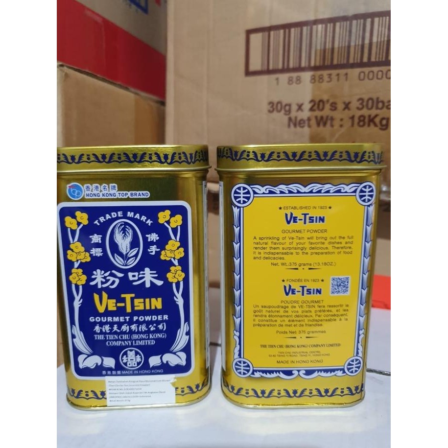 

Vetsin Hongkong 375gr Gourmet Powder murah
