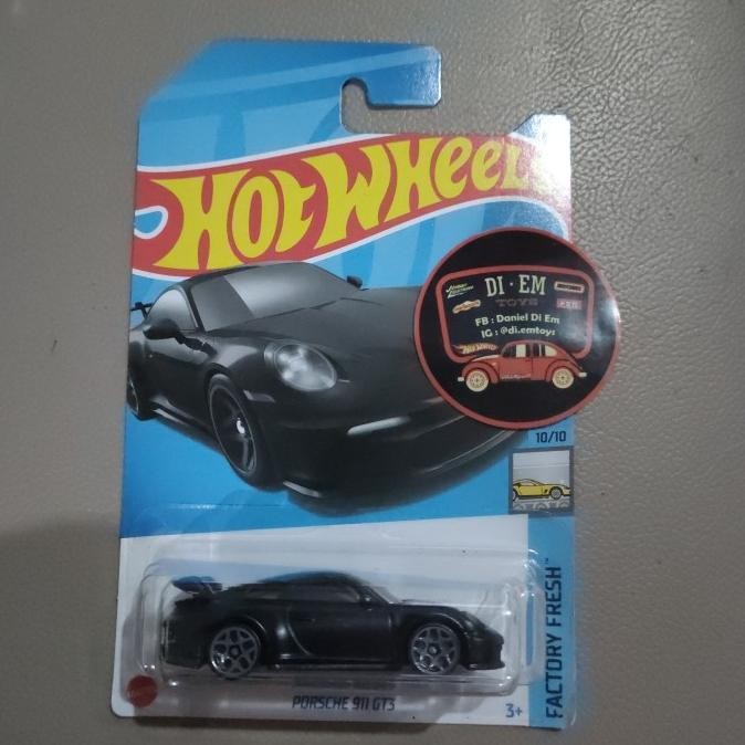 Hotwheels Porsche 911 GT3 Hitam