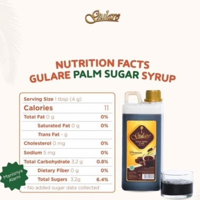 

gulare gula aren cair premium 1.3kg / brown sugar syrup / 1 3kg murah