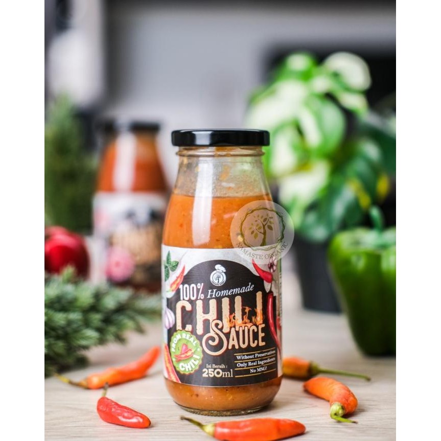 

HOMEMADE CHILI SAUCE - SAUS SAMBAL HOMEMADE NON MSG 250ML murah