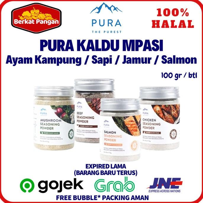 

PURA Seasoning Kaldu Ayam Kampung Asli / Sapi / Jamur / Salmon Mpasi murah