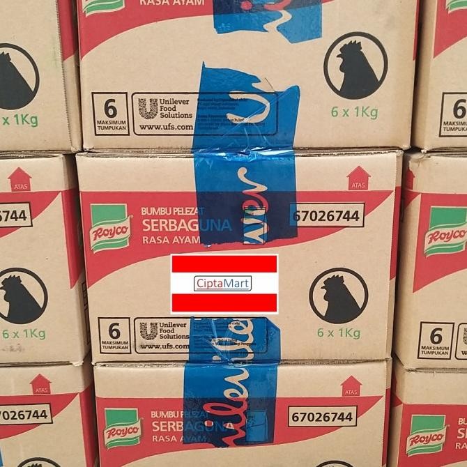 

Royco Ayam Bumbu Pelezat Serbaguna 6 x 1 Kg ( 1 dus ) murah