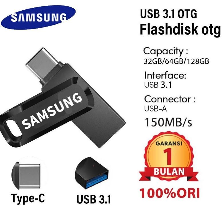 Sandisk Otg Flashdisk Otg Type C Hp 32Gb 64Gb 128Gb Sdk Dual Drive Usb 3.1