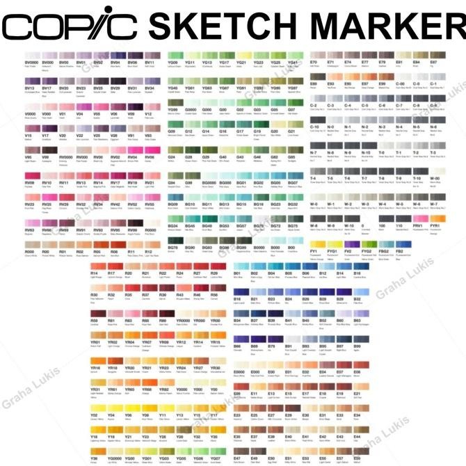 

Copic Sketch Marker - Satuan