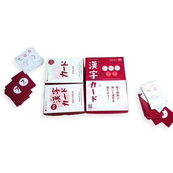 

PROMO BUNDLING Kanji Card N4&N5 + Kana Card murah
