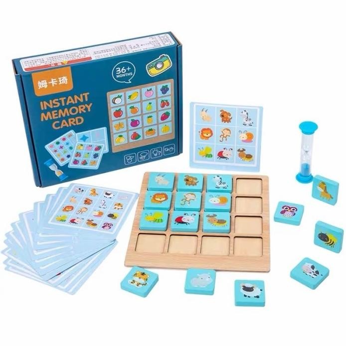 instant memory card game mainan edukasi anak murah