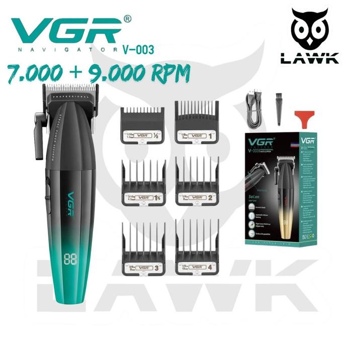 VGR HAIR CLIPPER V003 PROFESIONAL HAIR CLIPPER 9000 RPM VGR V 003 murah