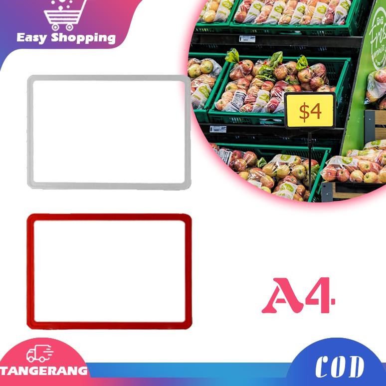 

TT60 A4 Pop Up Frame Promo Frame Promosi Frame Display Promo Papan Promosi Toko Untuk Supermarket Viral