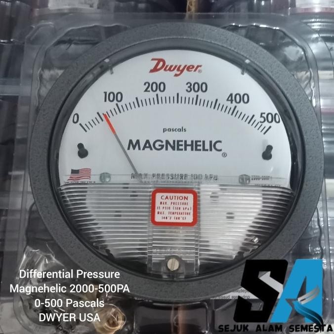 DWYER MAGNEHELIC 2000-500PA | MAGNEHELIC 0 - 500 PASCALS DWYER USA