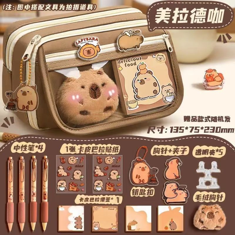 

Kotak Pensil Gaya Korea, Kotak Penyimpanan Banyak Lapis, Kotak Pensil Kapasitas Besar Khusus