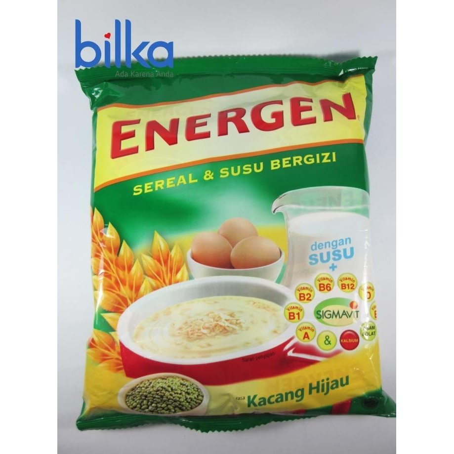 

(Good) ENERGEN SEREAL BAG KACANG HIJAU 20'S x 29g