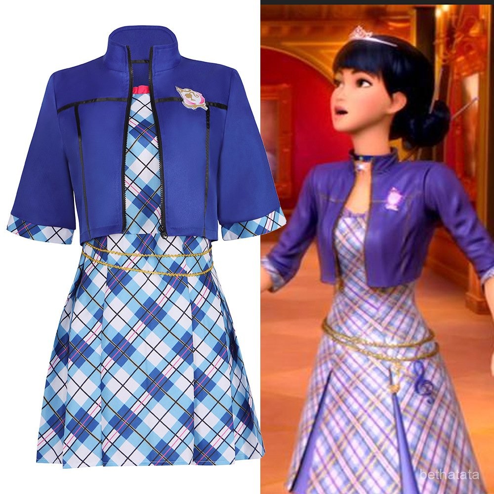 Barbie cos Barbie's Charm Princess Academy Ella Same Style School Uniform cosplay Halloween Stage Co