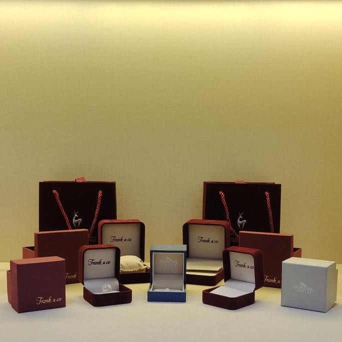 MURAH Box Frank n Co untuk Cincin - Kalung / Original Kotak Frank n Co 100%