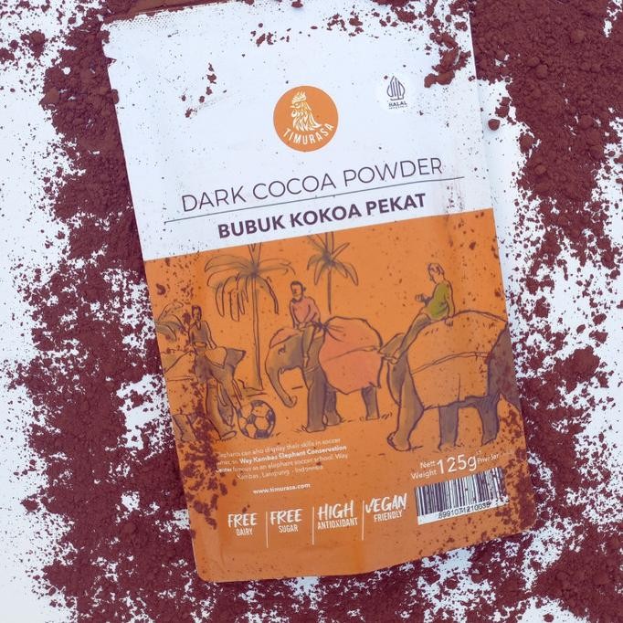 

BUBUK COKLAT PEKAT TIMURASA - DARK COCOA POWDER 500G ORIGINAL