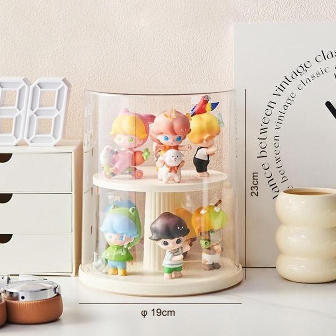 TERMURAH Rak Display Mainan Kotak Display /Action Figure Rak Mainan Putar 360 /Rotate Display Box Ac