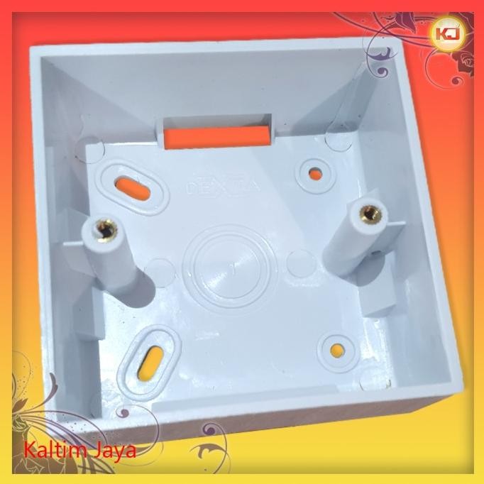 Produk Unggulan] Box Outbow/OB Dus/Dos/Kotak Tempel Plastik Putih Single Dexta