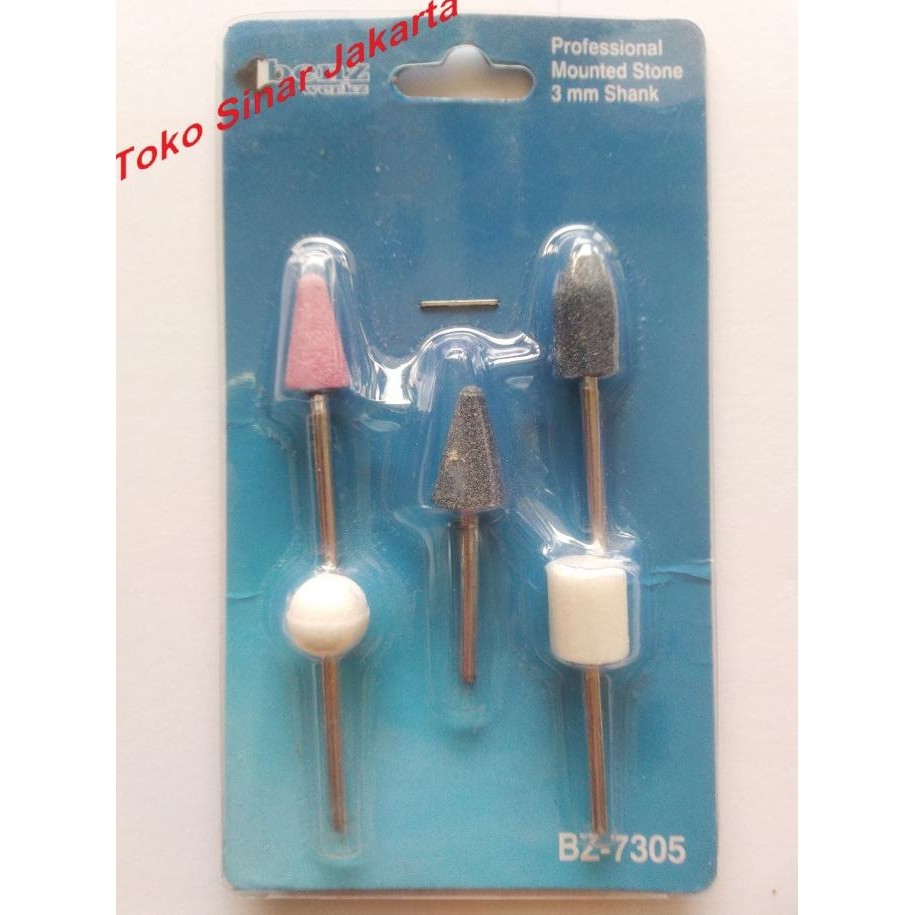 Buruan serbu] Batu Osco 3 mm Mata Bor Matabor Tuner Gerinda Gurinda Asah Poles Pemoles Batu Amplas M