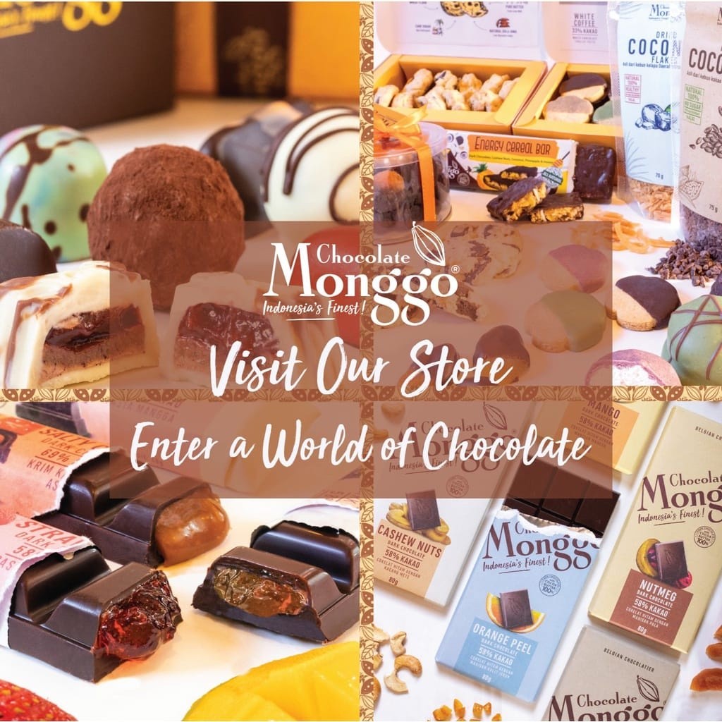 

CHOCOLATE MONGGO COKELAT PLEASURE PREMIUM 24 FLAVOURS COKLAT MURNI 100% COCOA BUTTER ARTISAN