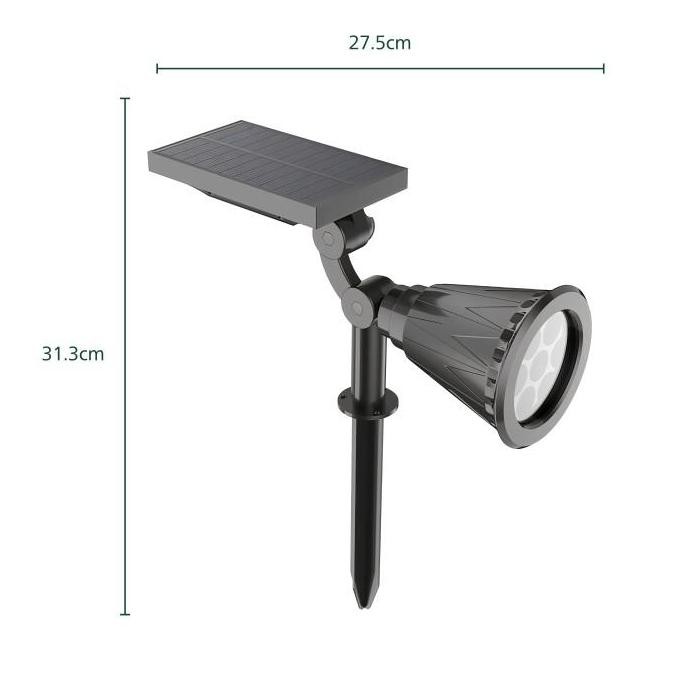 Philips Lampu Taman SmartBright Solar Spot Spikes Small MRS