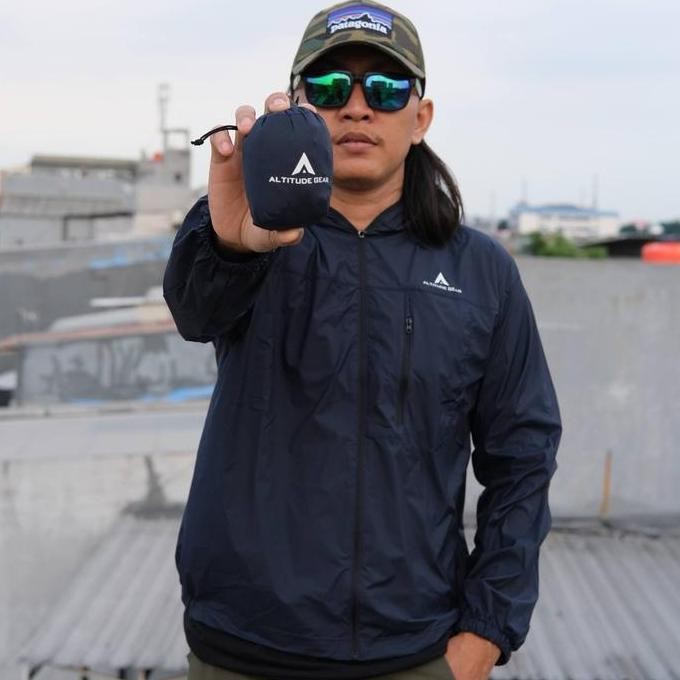 Jaket Olahraga Sepeda Lari Running  Windbreaker - Jaket Running Parasut Altitude Gear Pria Wanita Sp