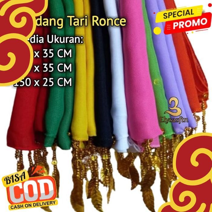 Trending Selendang Tari Ronce Dewasa, selendang tari Ronce Anak, sampur tari anak Paud termurah