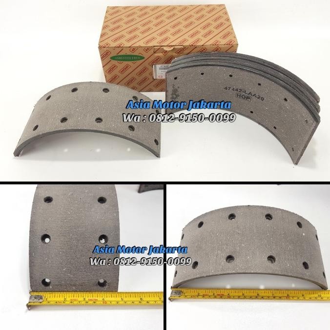 ^%^%^%^%] Kampas Rem Belakang 12 Lubang - Truck Hino Dutro 130HD
