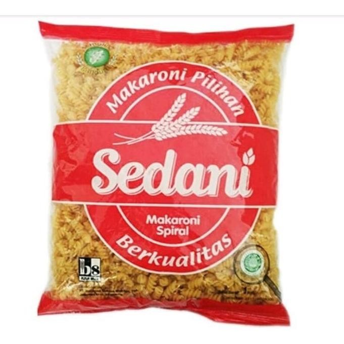 

(Good) Sedani Macaroni Bentuk Spiral / Pipa / Kerang [1 Kg]