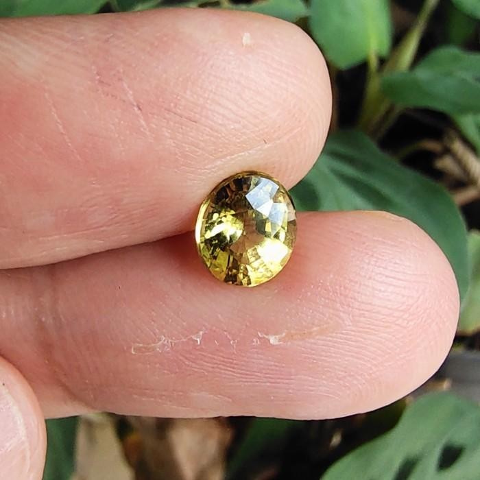 Batu Permata Mulia Natural Maly Garnet High Quality - Batu Yellow Garnet Asli Original Dan Terpercay