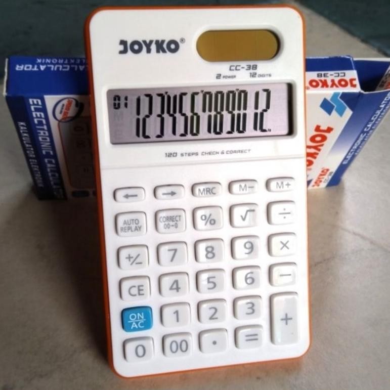 

Re27 Kalkulator JOYKO CC 38 - Calculator Check Correct Bisa Cek Ulang CC38 Hemat