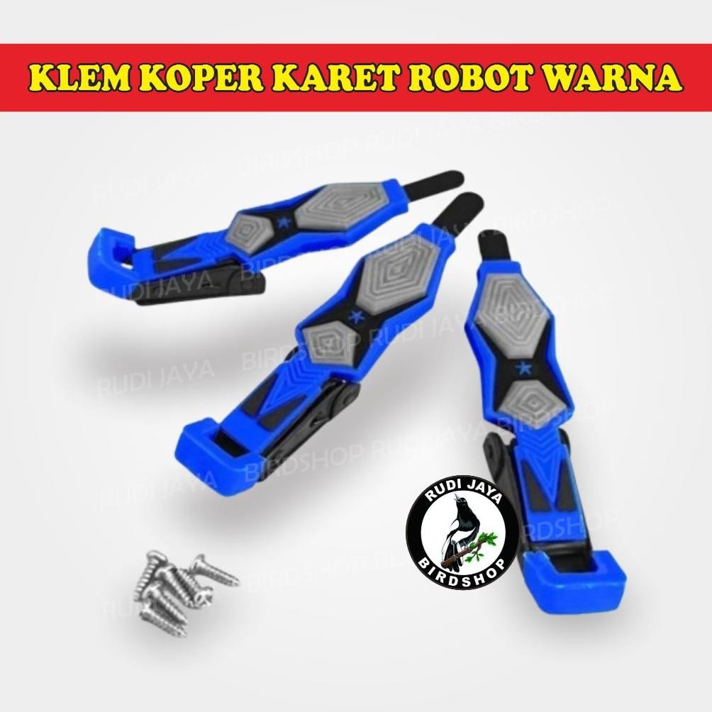 DWL-49 KLEM KOPER KARET ROBOT WARNA MOTIF KLEM JEPIT JEPITAN PENJEPIT TEBOK KAKI SANGKAR BULAT BURUN