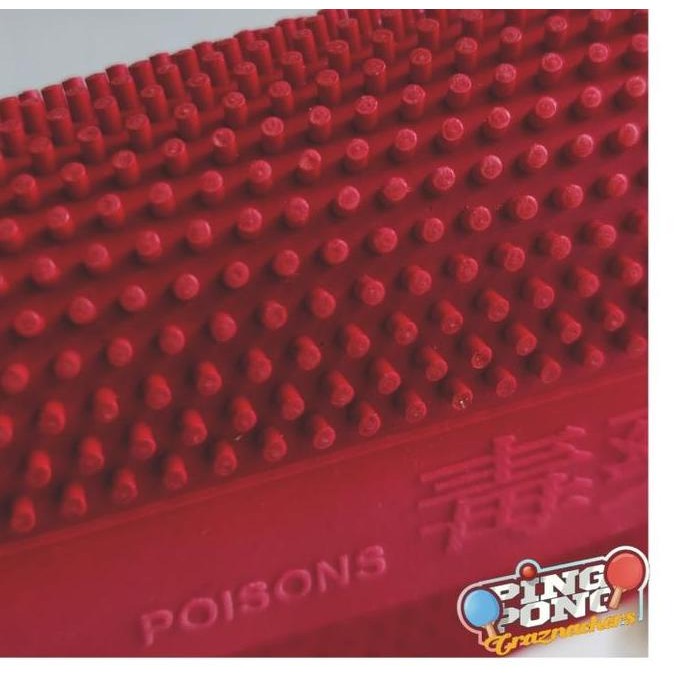 TERMURAH - Karet Pingpong Tenis Meja Bintik JAHANAM Poisons
