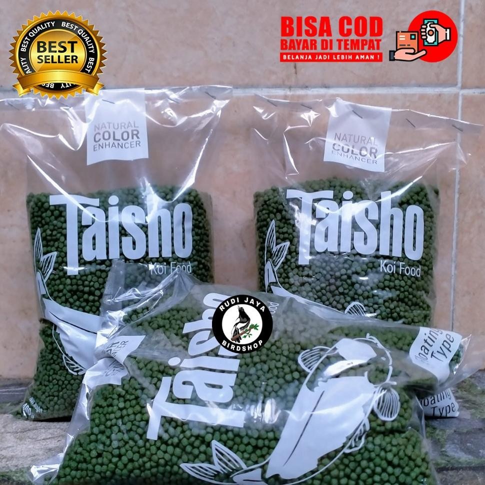 y-76 TAISHO TAISO HIJAU 5 MM 1 KG PELET PAKAN MAKANAN IKAN KOI APUNG NUTRISI SEIMBANG VITAMIN MINERA